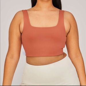 Girlfriend Collective Tommy Bra - Brick